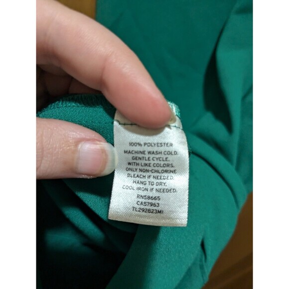 4/$12 Leith Medium Racerback Shift Mini Dress Green - Picture 6 of 7